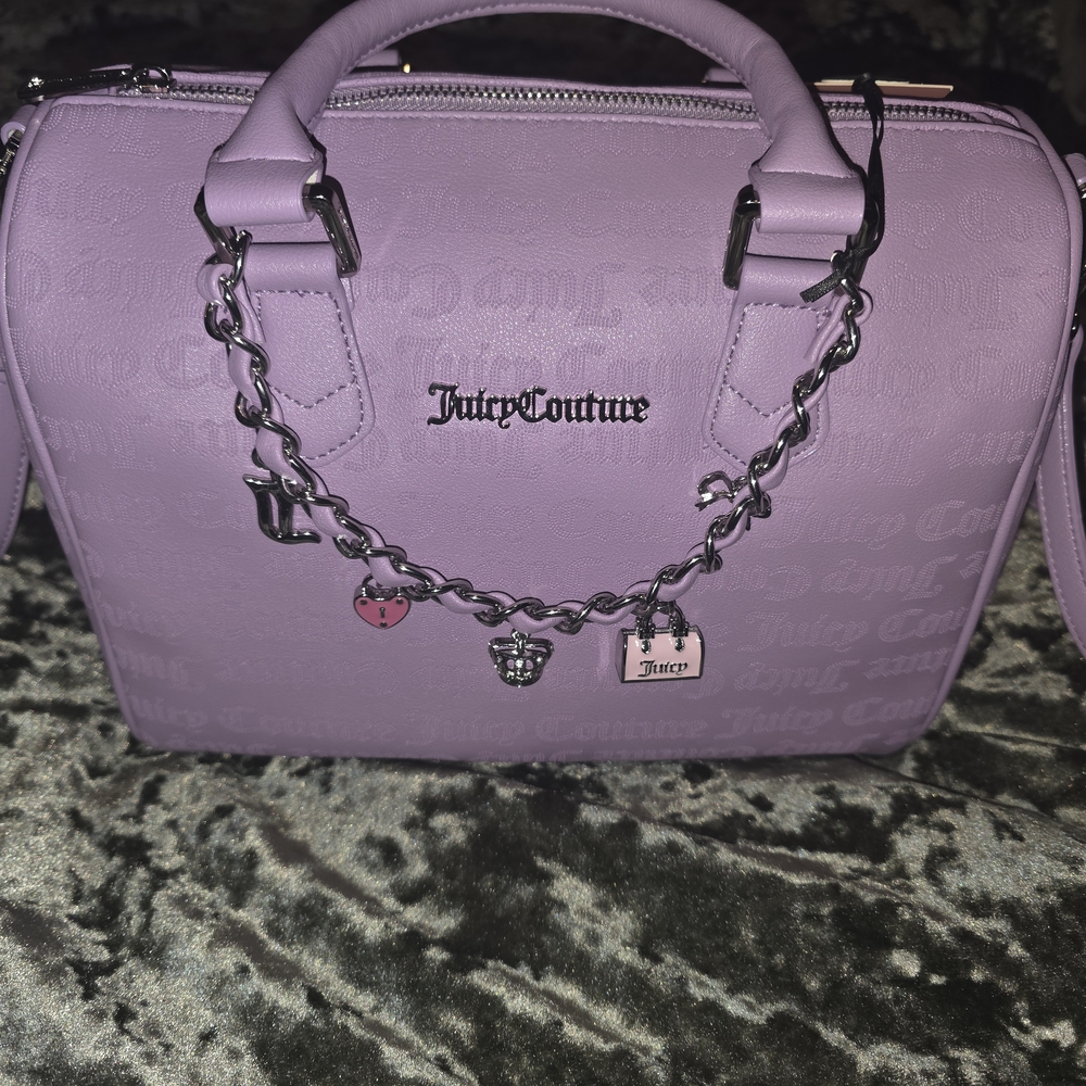 Juicy Couture Lavender Princess Charming Large Satchel